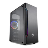 Gabinete Gamer Rgb Mancer Sidewinder Atx Com Ventoinha