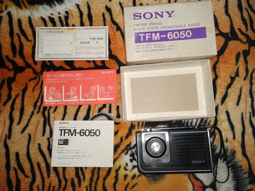Rádio Am Fm Sony Tfm-6050 (raro)