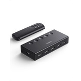 Ugreen Hdmi Switch 5 En 1 Salida Hdmi 2.0 Switcher, 4k@60hz Hdmi Splitter Con Control Remoto 5 Puertos Selector Box Support 3d Cec Hdr Hdcp2.2 Compatible Con Ps5/4/3 Xbox Switch Roku Tv Fire Stick