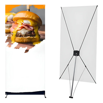 Porta Banner Display De 80 Cm X 180 Cm Reforzado Con Metal | MercadoLibre
