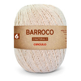 Barbante Barroco Natural Cru 400g 452m Círculo - Fio Nº 6