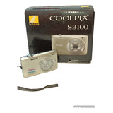 Nikon Coolpix S3100 Digital 14 Megapixel Perfeita Na Caixa