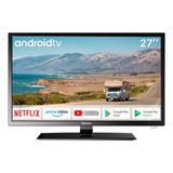 Tv Smart De 68 Cm 12 V Apps Asistente De Voz Dvd Smart Tv St