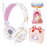 Auriculares  Qearfun Con Cable Estampa Unicornio