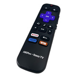 Control Remoto Roku Tv Original Para Hkpro Prime Vix