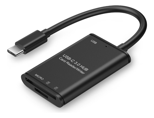 Lector De Tarjetas De Memoria Usb 3.1 Tipo C A Usb 3.0 Otg,