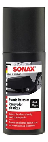 Sonax Plastic Restorer Restaurador De Plásticos 100ml