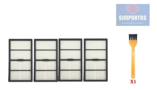 4 Filtros Hepa Para Irobot Roomba S9 9150 S9+ S9 Plus Stgo.