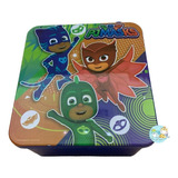 Caja Sandwichera Infantil Disney Nick Recipiente Color Pj Mask