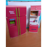 Barbie Heladera Playahome Y Cocina Barbie Original