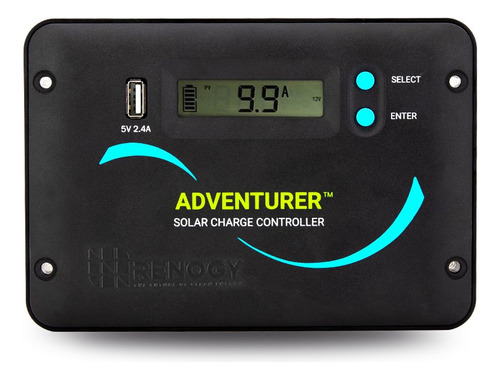 Controlador De Carga Solar Pwm De 30 A 12 V/24 V Con Pantall