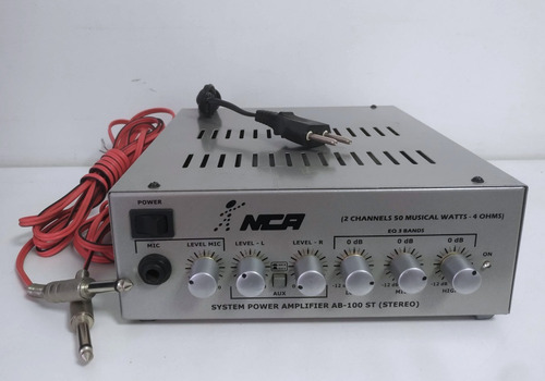 Amplificador Nca Ab-100st Stereo