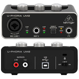 Interfaz De Audio Behringer U-phoria Um2 Grabacion Profesion