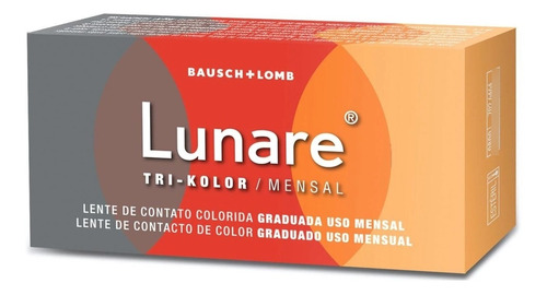 Lentes De Contacto Lunare Tricolor Mensual Gray (gris)
