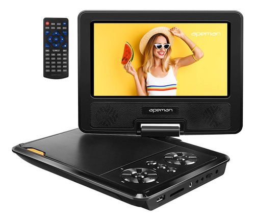 Reproductor  Portátil De Dvd Y Usb  Con Pantalla  7 Pulgadas