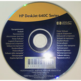 Cd - Drivers Impresora Hp Deskjet 640c - Usado - Rosario