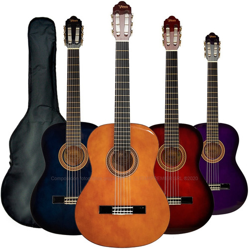 Guitarra Electro Criolla Importada Superior Colores Garantia