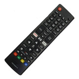 Kit 10controle Compatível Tv LG Led Smart Netflix Ak75095315