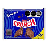 Nestlé Crunch Chocolate Con Leche Y Arroz Inflado 6pz 240gr
