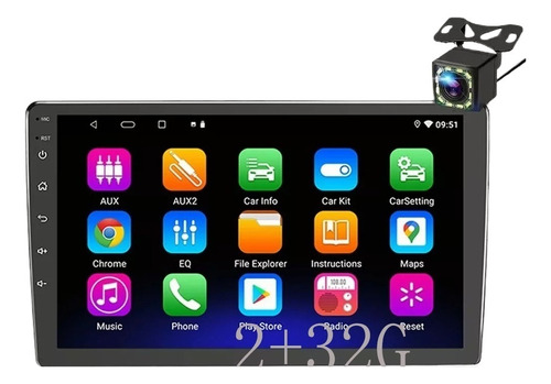 Estéreo Para Auto 1din Wifi Gps Android 9.1 De 2+32g 10 Inch