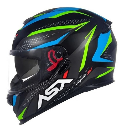 Capacete Asx Eagle Sv Com Oculos Interno Masculino Feminino