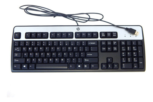 Teclado Inglés Interfaz Usb Hp Original 434821-002