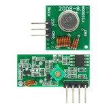 Kit Modulo Rf Emisor Y Receptor 433mhz Antena Control Qiachi