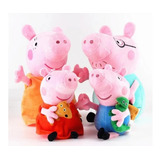 4 Pelúcias Da Familia Peppa Pig George Mãe E Papai Musicas