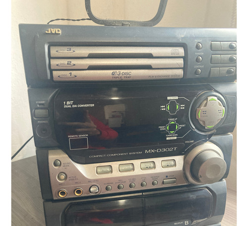 Minicomponente Jvc Mx-d302t Sin Funcionar, Para Repuestos