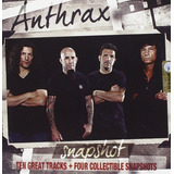 Anthrax - Ten Great Tracks & Snapshots / Cd Imp. Nuevo