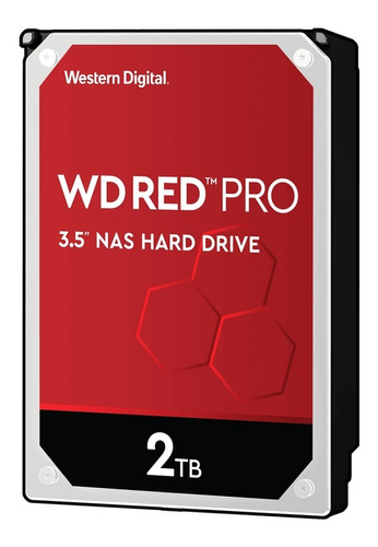 Disco Duro Western Digital Red Pro 2tb Wd2002ffsx Nas 3.5