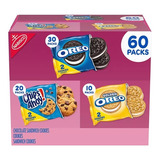 Caja Galletas Nabisco Oreo Chips Ahoy 60 Paquetes Importado