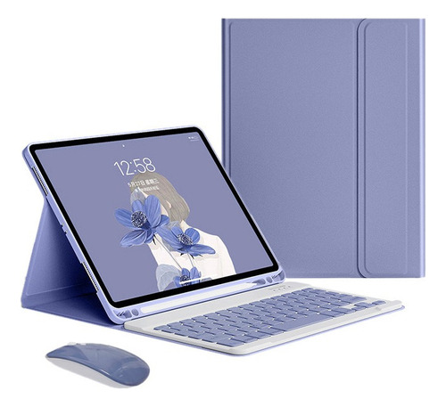 Funda Con Teclado Ratón Para iPad 9.7 6th 5th Gen Air 2 Ñ