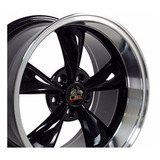 Rines Progresivos Bullit Negros 17x10.5 / 17x9 Mustang 94 04