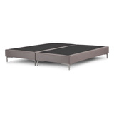 Base Cama Europea Rosen Super King 200 X 200 Cm Ceniza