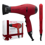 Revlon Kit Secador + Planchita Pelo Profesional 3c 