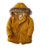 Chaqueta De Algodón Con Capucha De Moda Para Niños