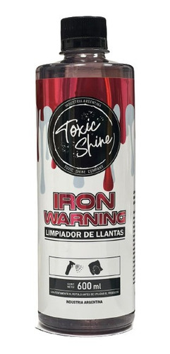 Toxic Shine Iron Warning Descontaminante Ferrico 600cc