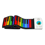 Teclado Digital Flexible De 49 Teclas Para Piano Enrollable