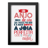 Quadro Decorativo Frase De Música Maskavo Mdf 30x45cm