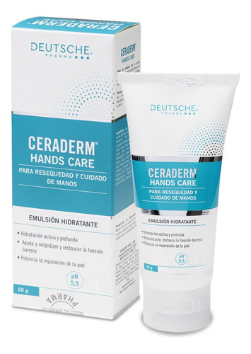Crema Hidratante De Manos Ph 5,5 | Ceraderm Hands Care 50g