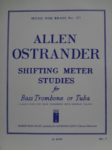 Shifting Meter Studies P/ Bass Trombone Tuba Allen Ostrander