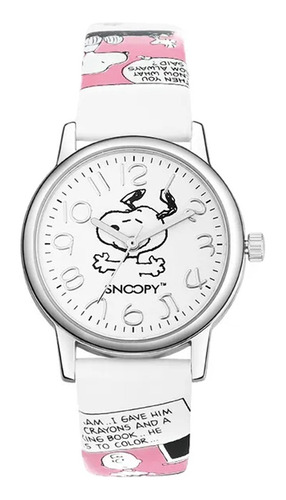 Reloj Snoopy Cartoon Original Mujer Hombre Colores 1 Pieza