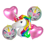 Globos De Unicornio Paquete 5 Unidades