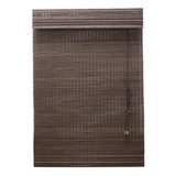 Persiana Bambu Romana Tabaco 80 L X 220 A Cm Cortina Madeira