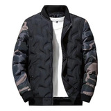 Cálida Chaqueta Bomber Militar Camuflada Cabolsa