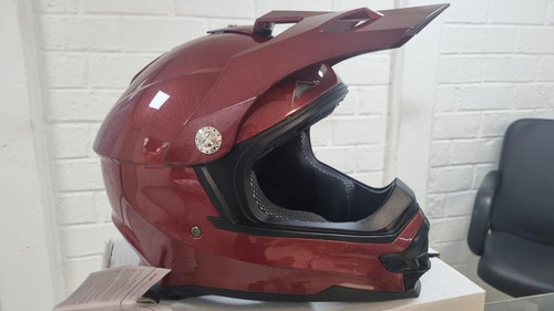 Casco Tipo Cross Todo Terreno Talla L 59-60