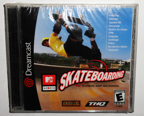 Mtv Sports Skateboarding Sega Dreamcast Sellado - Mg