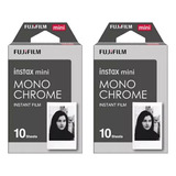 Filme Instax Mini Mono Chrome Instantâneo Fuji Pack 10 Fotos