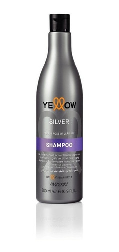 Shampo Silver Yellow 500ml Alfaparf Acai Y Rosa De Jericó